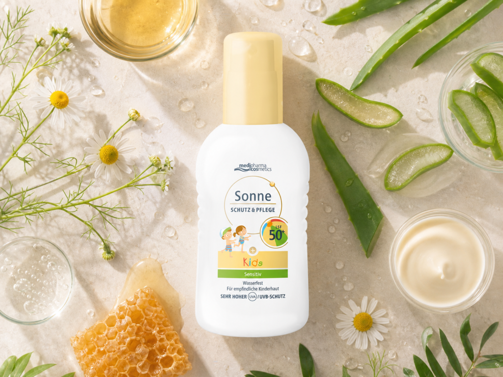 Come si usa Medipharma solare corpo Kids SPF 50+ 200 ml